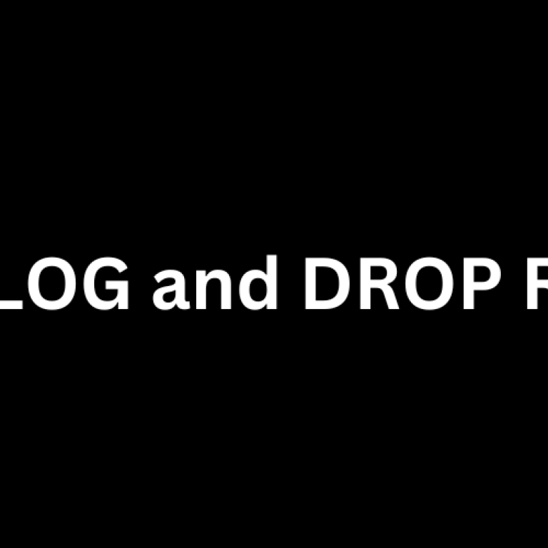 Combining the LOG and DROP Rules in iptables