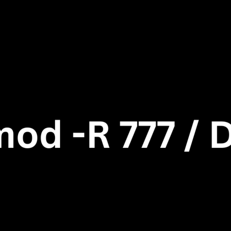 chmod 777