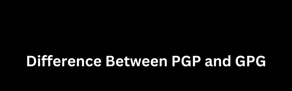 pgp vs gpg